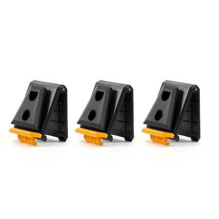 Toughbuilt 7.3 in. W X 6.2 in. H X 1.00 in. D Bracket Set Plastic Black/Yellow TB-CT-150-2BES